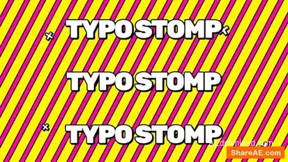 Typography Stomp Openers template preview