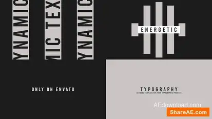 Typography Stomp Openers template preview