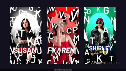 Typography Stories Openers template preview