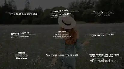 Typography Titles 02 | After Effects Titles template preview