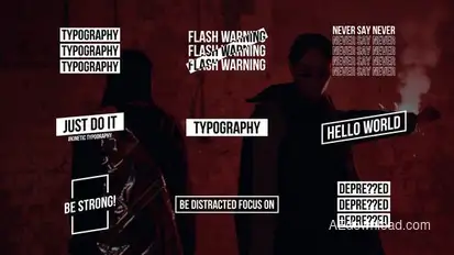 Typography Titles 2.0 | After Effects Titles template preview