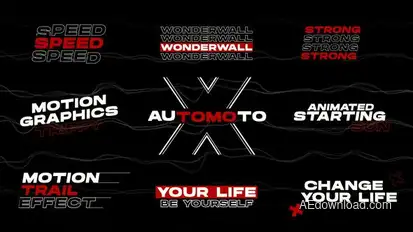 Typography Titles 2.0 | After Effects Titles template preview