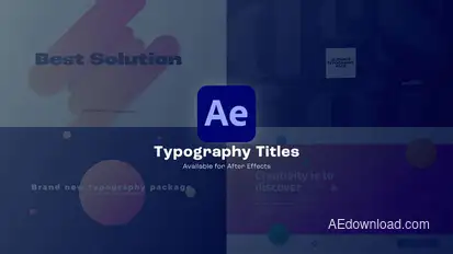 Typography Titles Titles template preview