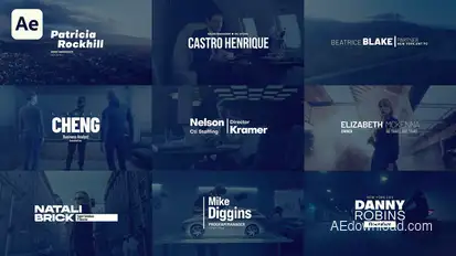 Typography Titles Titles template preview