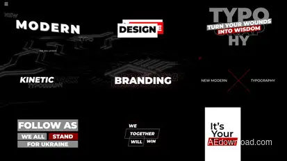 Typography Titles | After Effects Titles template preview