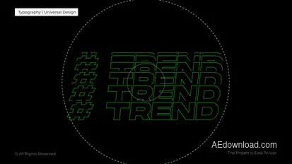 Typography Titles | After Effects Titles template preview