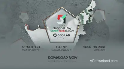 UAE National Day Template  l  National Day Celebrations Openers template preview