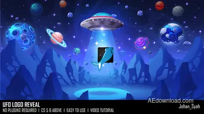 Ufo Logo Reveal Logo Stings template preview