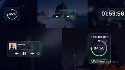 UI Mobile Phone V.2 Elements template preview