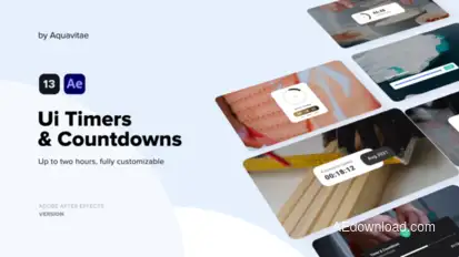 UI Timers & Countdowns Elements template preview