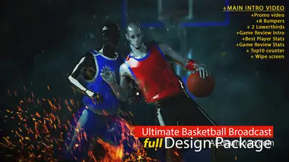 Ultimate Basketball Intro Openers template preview