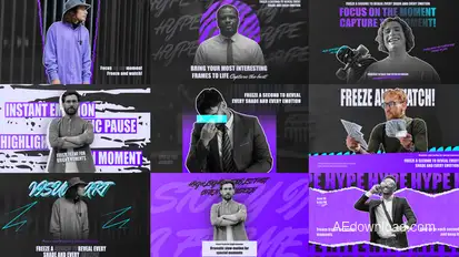 Ultimate Freeze Frame Collection Openers template preview