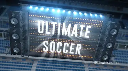 Ultimate Soccer - 3D Bumpers & Transitions broadcast-packages template preview