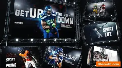 Ultimate Sports Promo Openers template preview