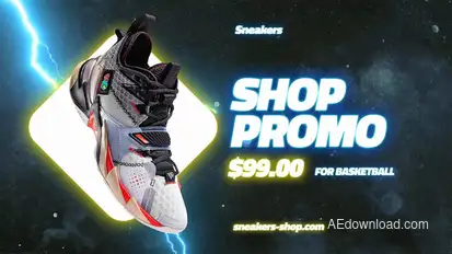 Ultimate Street & Sport Sneakers | Energy Shop Promo | Thunder Product Promo template preview