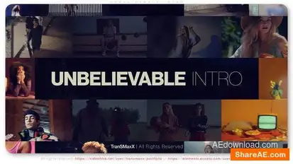 Unbelievable Intro Openers template preview