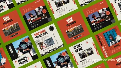 Under Instagram Posts Product Promo template preview