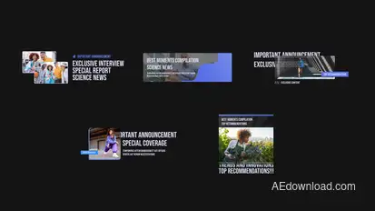 Under Lower Thirds Titles template preview