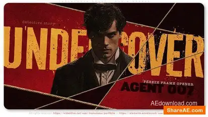Undercover Agent - Media Opener Openers template preview