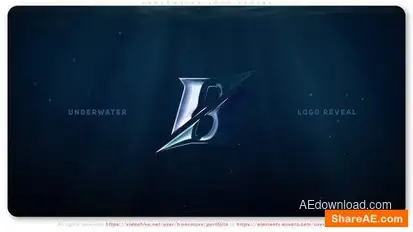 Underwater Logo Reveal Logo Stings template preview