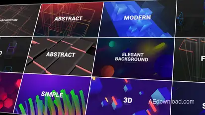 Unique Backgrounds Elements template preview