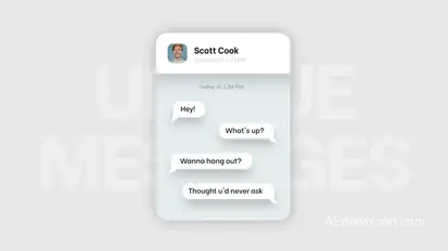Unique Messages Titles template preview