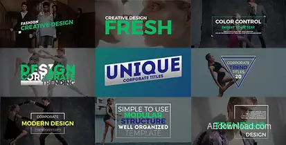 Unique Titles Titles template preview
