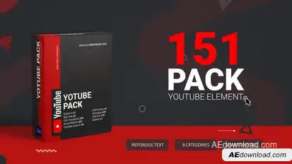 Unique YouTube Pack Elements template preview