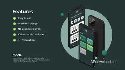 Universal App Mockup Product Promo template preview