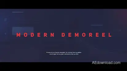 Universal Demo Reel l Showreel Video Displays template preview