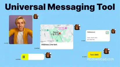 Universal Message Tool Elements template preview