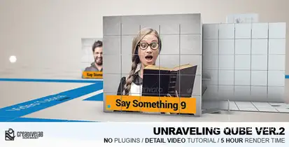 Unraveling Qube Ver.2 Openers template preview