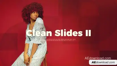 Upbeat Clean Slides II Openers template preview