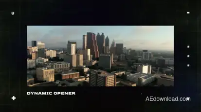 Upbeat Modern Opener Video Displays template preview