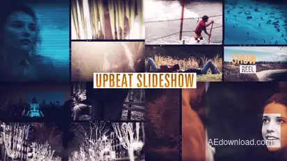 Upbeat Slideshow Openers template preview