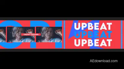 Upbeat Trend Opener & Dynamic After Effects Template Openers template preview
