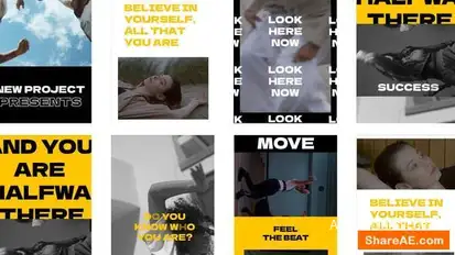 Upbeat Urban Intro for Instagram | AE Openers template preview