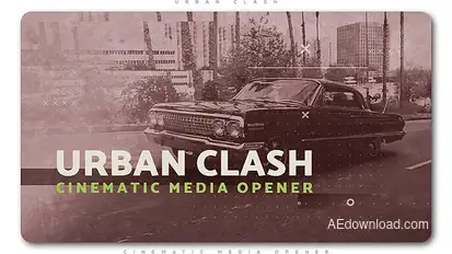 Urban Clash Cinematic Media Opener Openers template preview