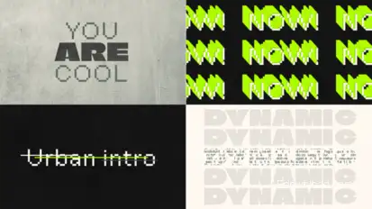 Urban Dynamic Promo Openers template preview