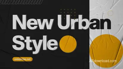 Urban Fashion Promo broadcast-packages template preview
