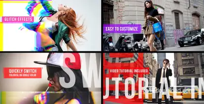 Urban Fashion Style Video Displays template preview