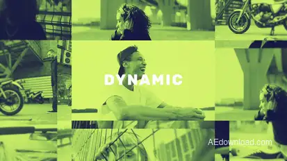 Urban Flow Video Displays template preview