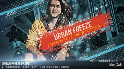 Urban Freeze Frame Openers template preview