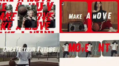 Urban Glitch Opener Openers template preview