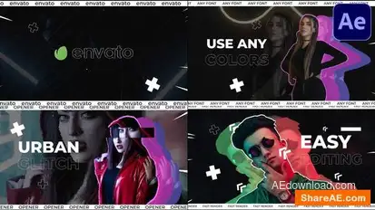 Urban Glitch Promo | After Effects Openers template preview