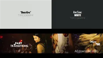 Urban Glitch Titles Openers template preview