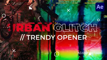 Urban Glitch // Trendy Opener Openers template preview