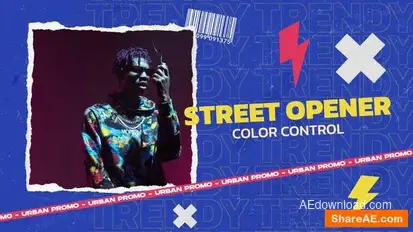 Urban Grunge Promo Openers template preview