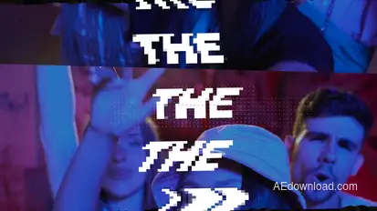 Urban Hype Typography Intro Openers template preview