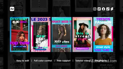 Urban Instagram Reels Product Promo template preview